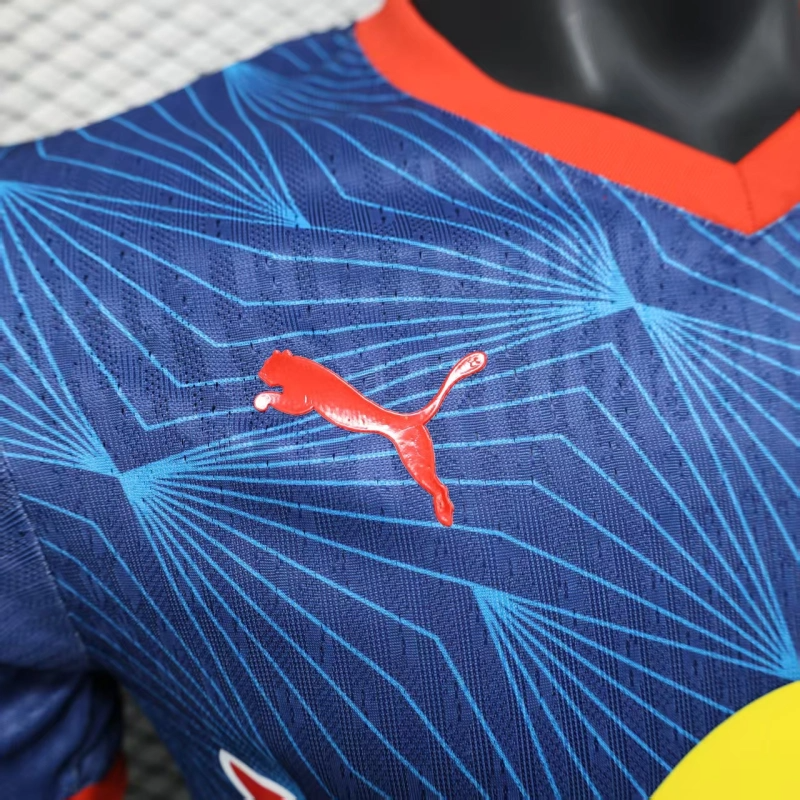 RB Leipzig Auswärtstrikot 25/26 Herren Spieler-Version Trikot Blau