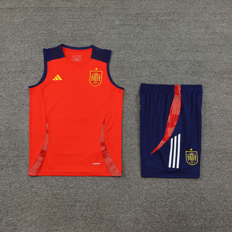 Spanien Ärmelloses Set 24/25 Trikot und Shorts
