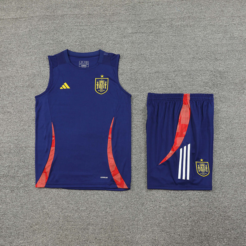 Spanien Ärmelloses Set 24/25 Trikot und Shorts