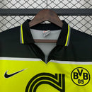 Borussia Dortmund Retro Heimtrikot 1996 1997 neon-gelb 1.1 Premium Qualität Shop des Spielers BVB Vintage Jersey Champions League Sieger 1997, BVB Retro Trikot, Dortmund 96/97 Heimtrikot, BVB Neon Trikot, Dortmund Vintage Jersey kaufen, Borussia Dortmund Klassiker, 1.1 Qualität Retro, Die Continentale Trikot, BVB CL Sieger Trikot, Fußballtrikot 90er Jahre gelb.