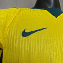 Brasilien Heimtrikot 2026 2027 Herren gelb Spieler-Version Authentic 1.1 Premium Qualität Shop des Spielers CBF 5 Sterne Slim Fit, Brasilien Trikot 2026 Spielerversion, CBF Authentic Jersey 26/27, Brasilien Trikot 5 Sterne kaufen, Player Edition Brasilien, 1.1 Qualität Seleção, Fußballtrikot Brasilien 2027 Herren, Gelbes Brasilien Trikot Spieler-Version.
