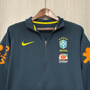 Brasilien, 2022, Trainingsjacke, Marineblau, Dunkelblau, Herren, Seleção, Brazilcore, Brasilien Fanwear, Fußball Fanartikel, Sportjacke, Vintage Style, Shop des Spielers, Streetwear