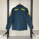 Brasilien, 2022, Trainingsjacke, Marineblau, Dunkelblau, Herren, Seleção, Brazilcore, Brasilien Fanwear, Fußball Fanartikel, Sportjacke, Vintage Style, Shop des Spielers, Streetwear