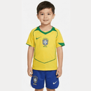 Brasilien Kinder - Set Heimtrikot 2004 Gelb und Blau (Retro) - SHOP DES SPIELERS
