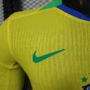 Brasilien Langarm Heimtrikot 25/26 Herren Spieler - Version - SHOP DES SPIELERS
