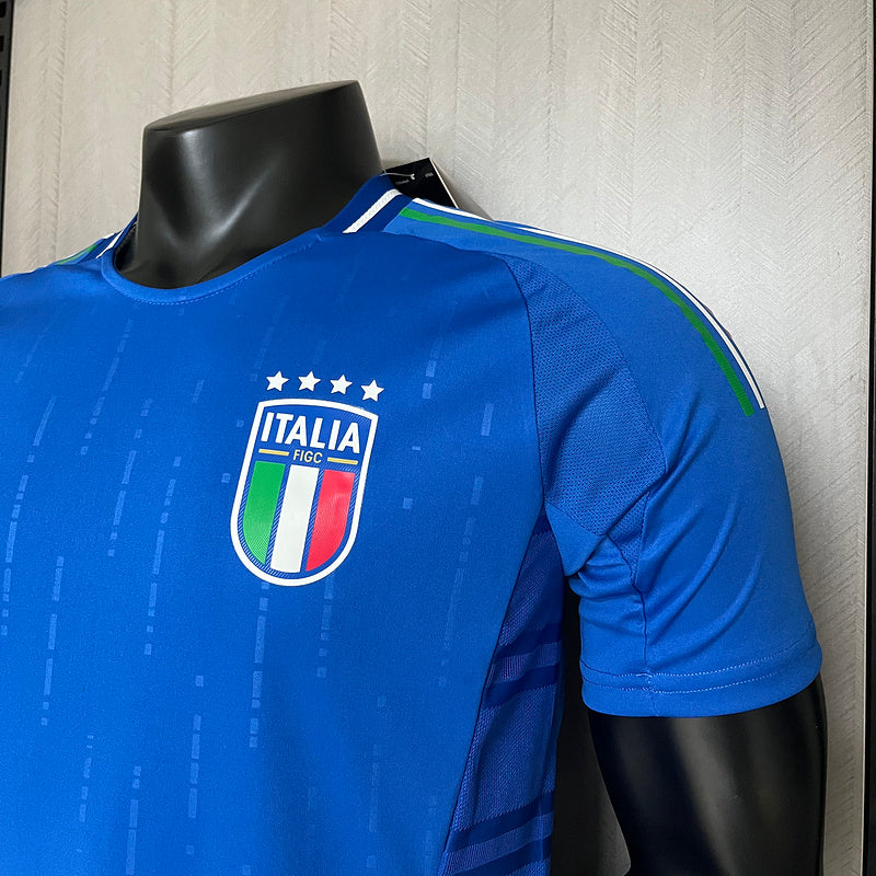 Italien Heimtrikot 24/25 Herren Spieler-Version Blau