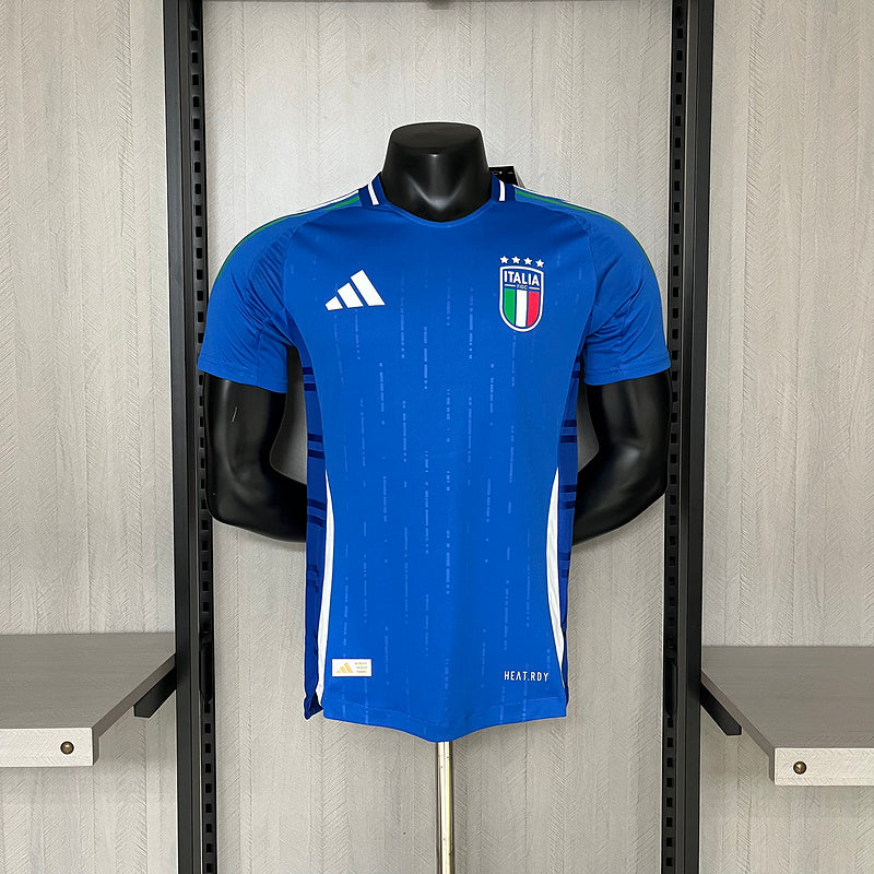 Italien Heimtrikot 24/25 Herren Spieler-Version Blau