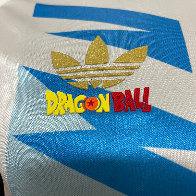 Argentinien Dragon Ball 24/25 Herren Spieler-Version Trikot Weiß