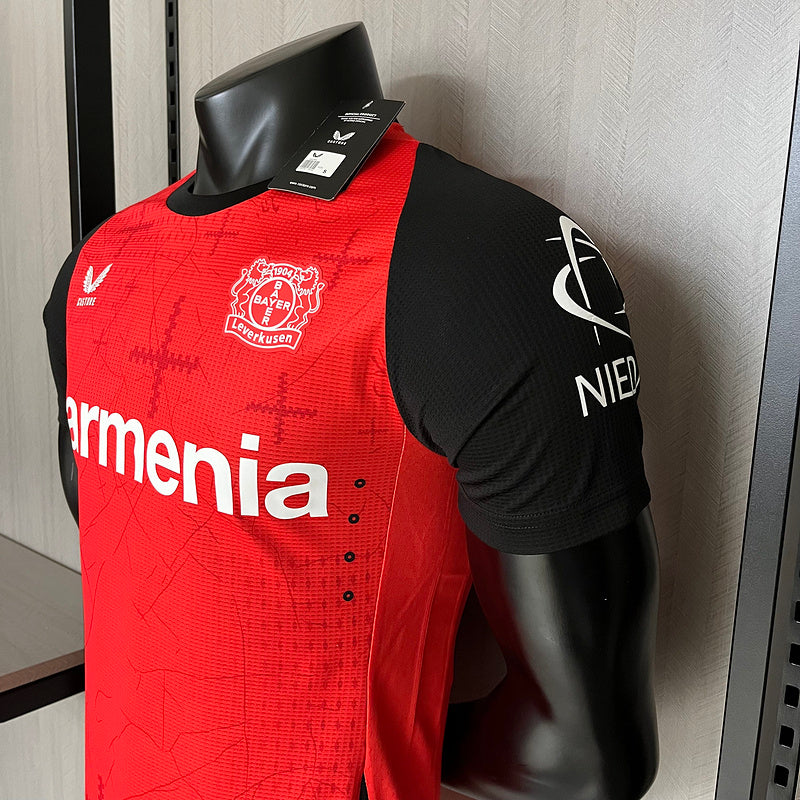 Bayer Leverkusen Heimtrikot 24/25 Herren Spieler-Version Trikot Rot
