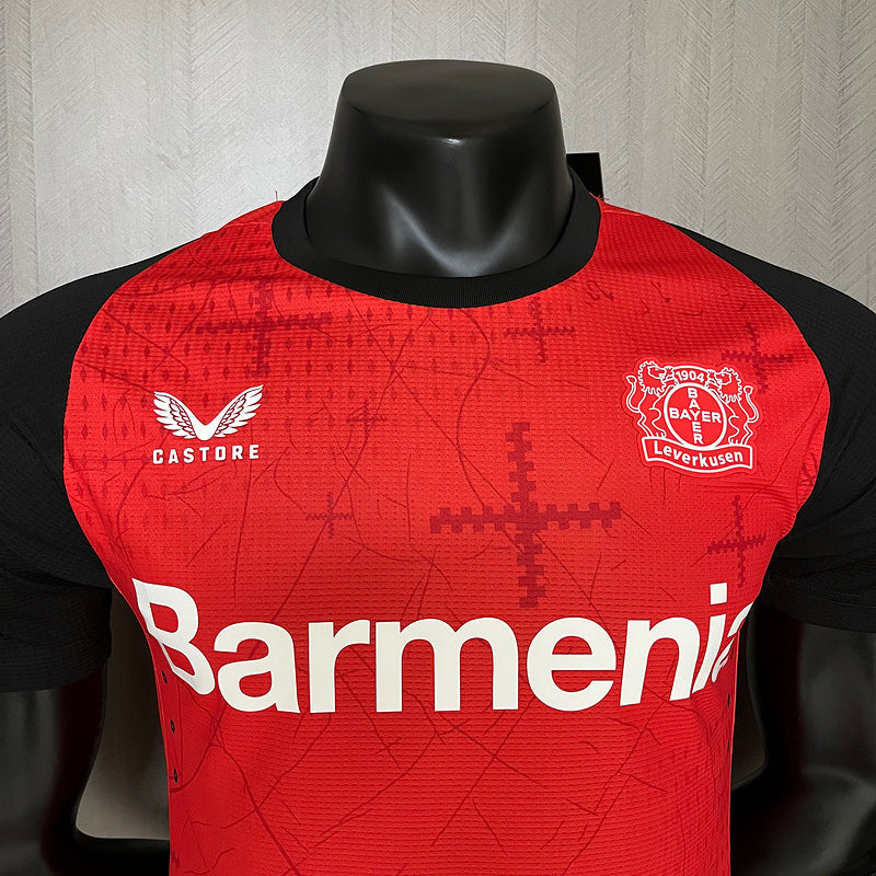 Bayer Leverkusen Heimtrikot 24/25 Herren Spieler-Version Trikot Rot
