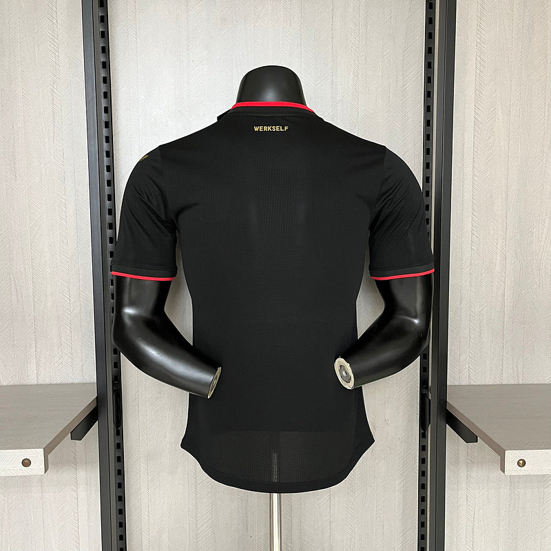 Bayer Leverkusen Trikot 24/25 Herren Spieler-Version Schwarz