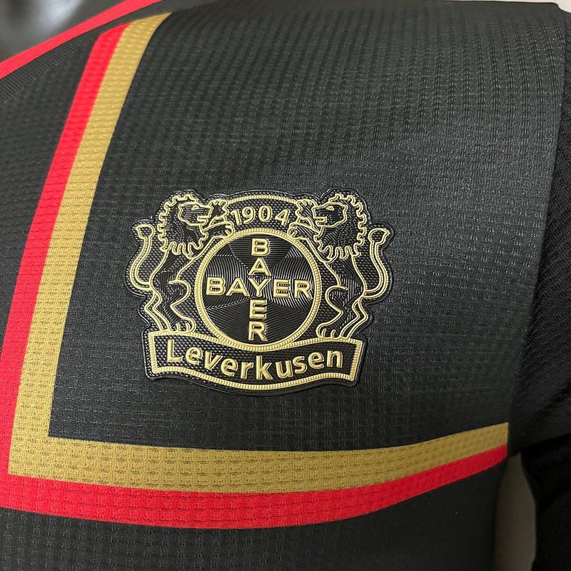 Bayer Leverkusen Trikot 24/25 Herren Spieler-Version Schwarz