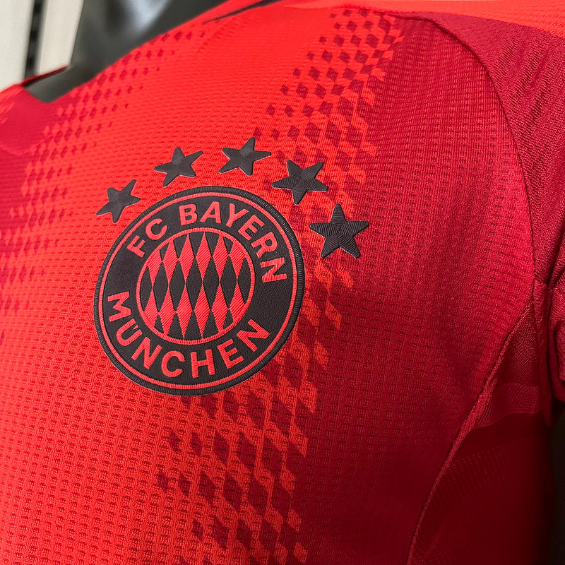 Bayern München Heimtrikot 24/25 Herren Spieler-Version Trikot Rot