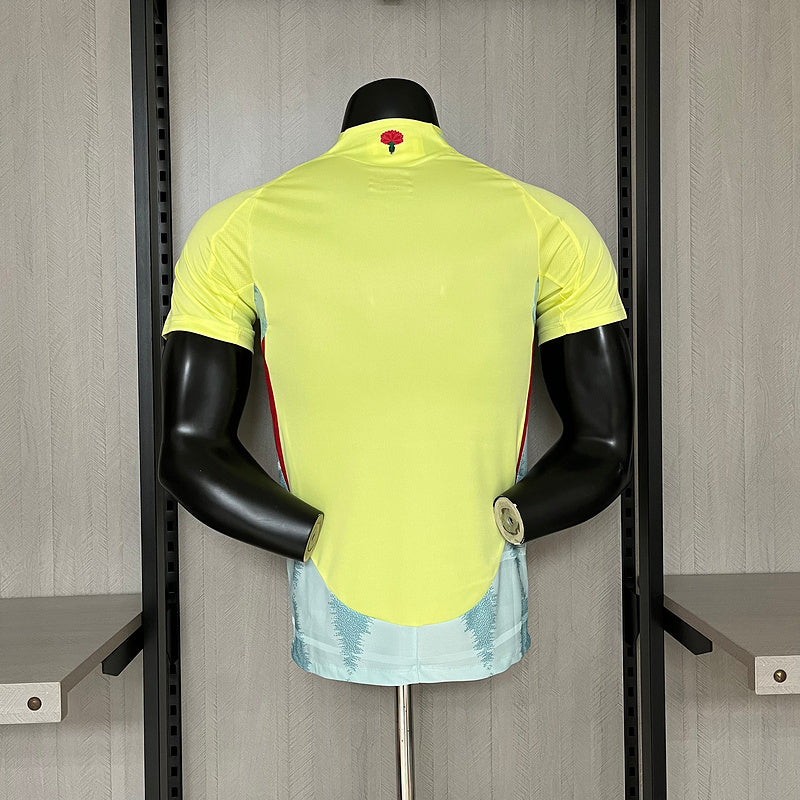 Spanien Auswärtstrikot 24/25 Herren Spieler-Version Gelb