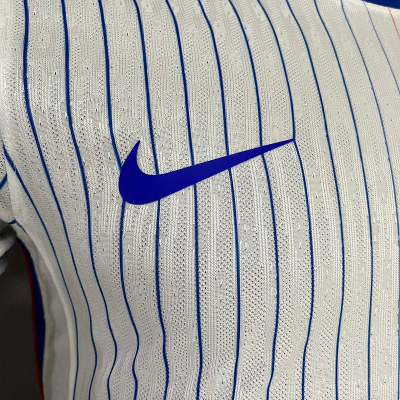 Frankreich Langarm Auswärtstrikot 24/25 Herren Spieler-Version Trikot