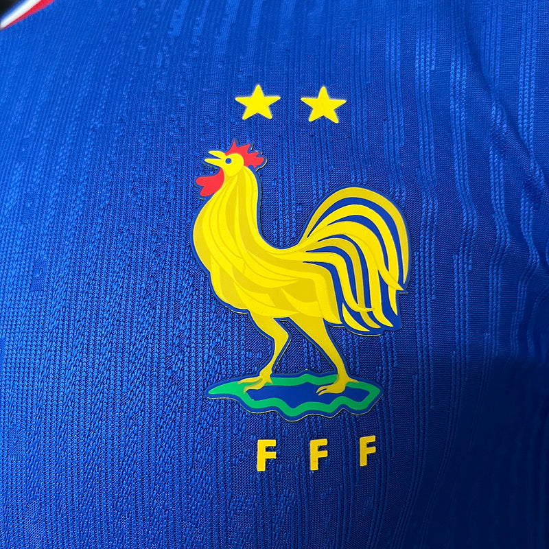 Frankreich Heimtrikot 24/25 Herren Spieler-Version Blau