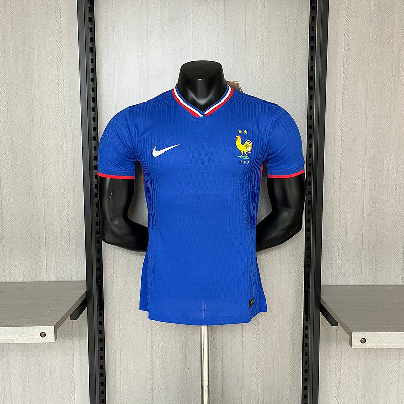 Frankreich Heimtrikot 24/25 Herren Spieler-Version Blau