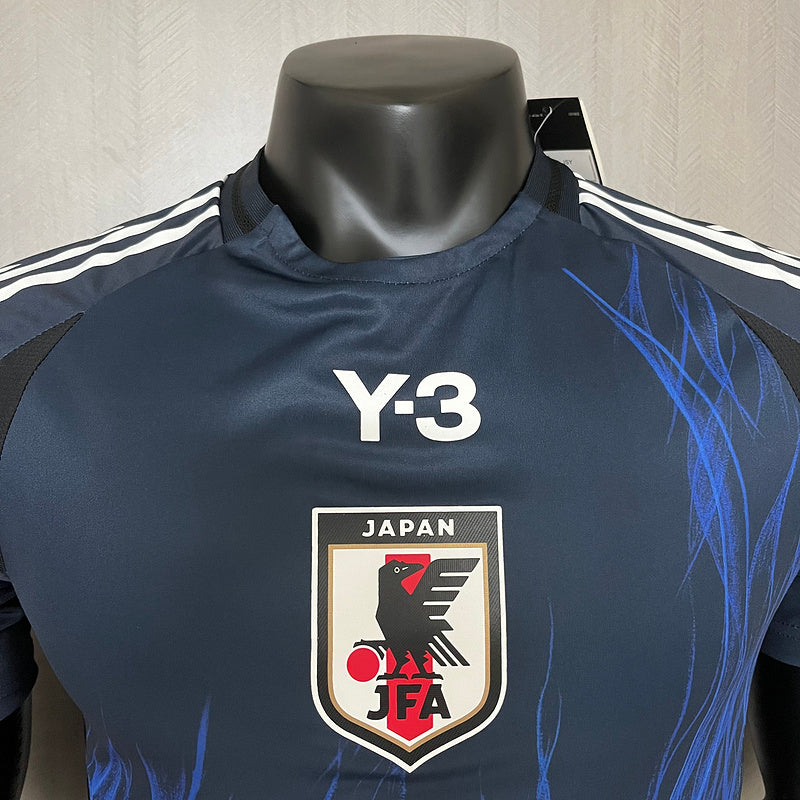 Japan Limitierte Auflage Y-3 24/25 Herren Spieler-Version Trikot Blau