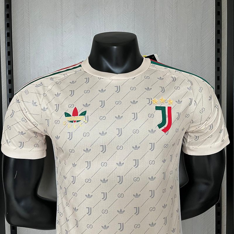 Juventus Limitierte Edition Gucci 24/25 Herren Spieler-Version Beige