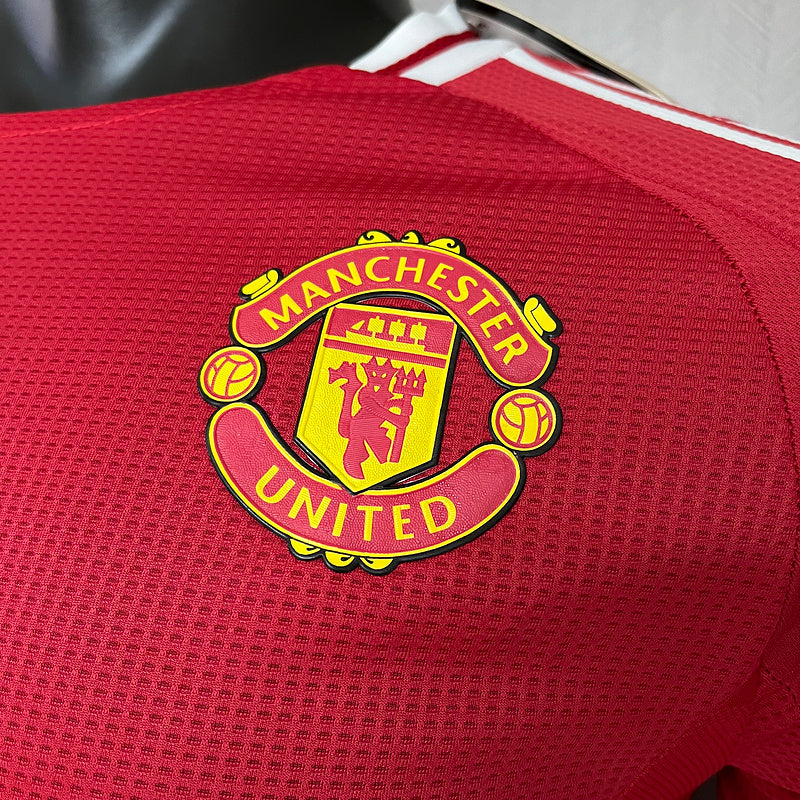 Manchester United Langarm Heimtrikot 24/25 Herren Spieler-Version