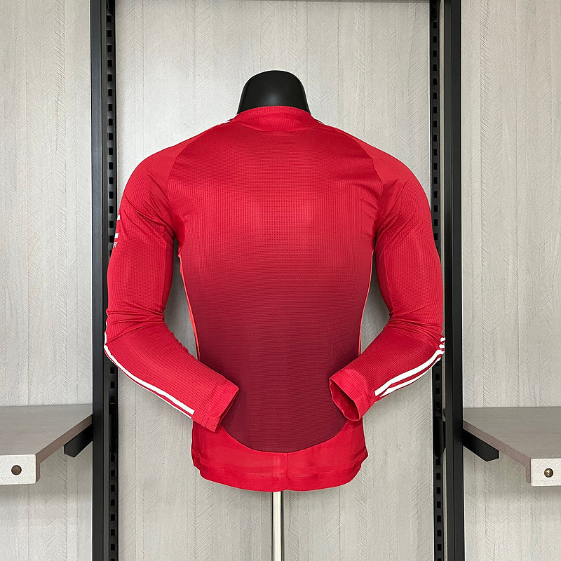 Manchester United Langarm Heimtrikot 24/25 Herren Spieler-Version