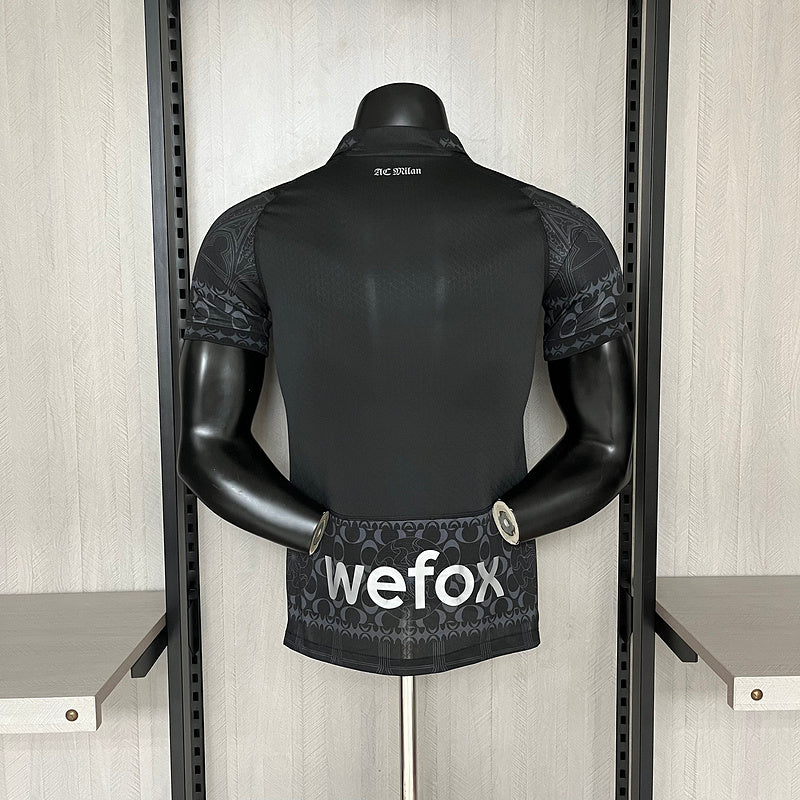 AC Milan Heimtrikot 24/25 Herren Spieler-Version Schwarz