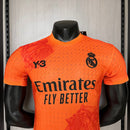 Real Madrid Y-3 Heimtrikot 24/25 Herren Spieler-Version Orange