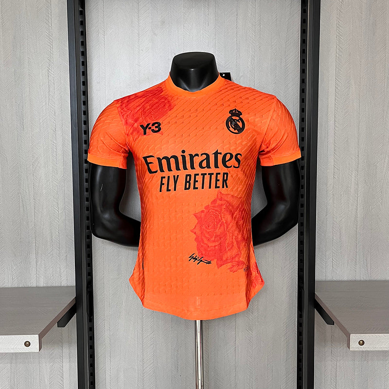 Real Madrid Y-3 Heimtrikot 24/25 Herren Spieler-Version Orange