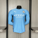 Manchester City Langarm Heimtrikot 24/25 Herren Spieler-Version