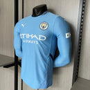 Manchester City Langarm Heimtrikot 24/25 Herren Spieler-Version