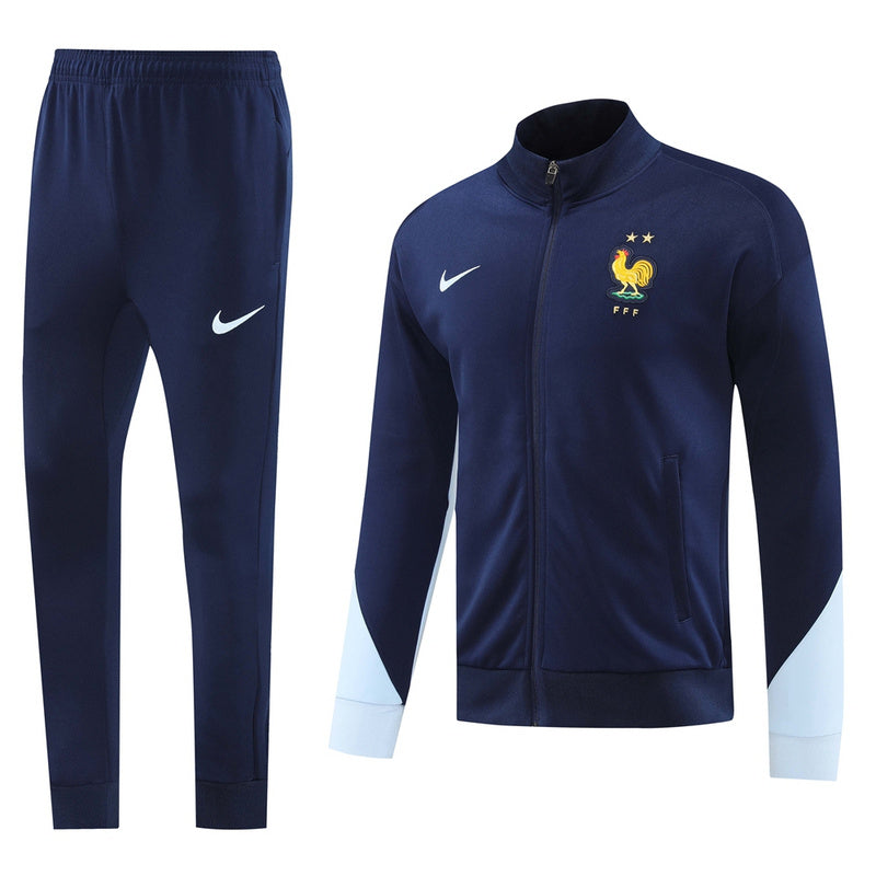 Frankreich Trainingsanzug 24/25 Jacke und Hose Herren