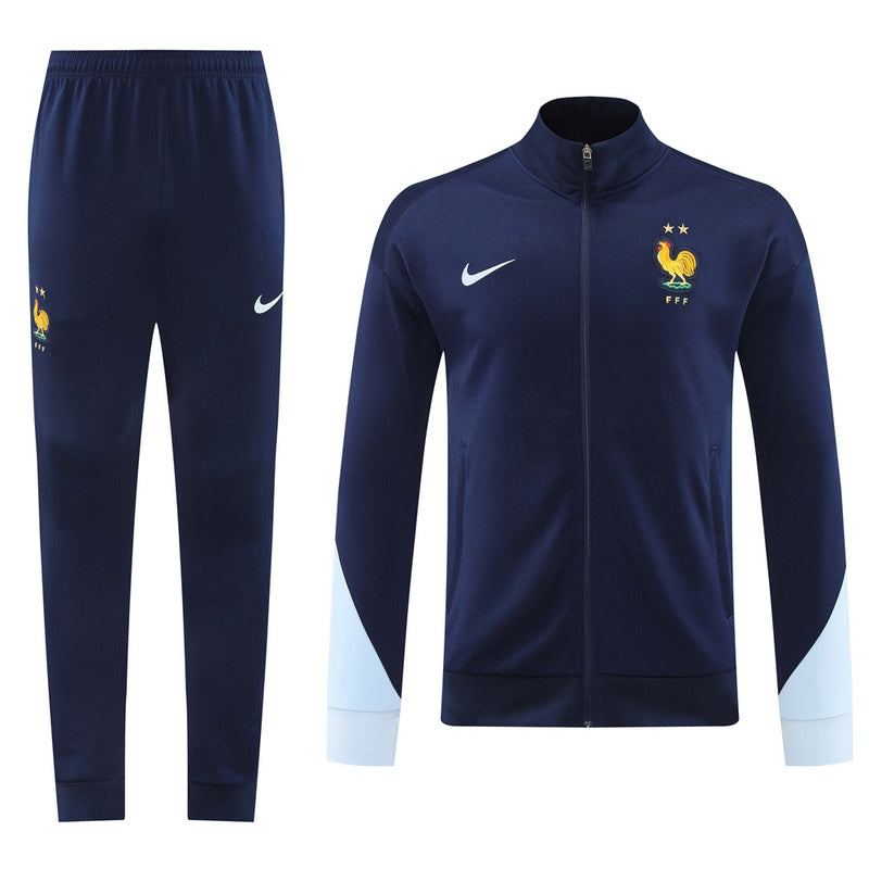 Frankreich Trainingsanzug 24/25 Jacke und Hose Herren