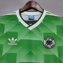 Shop des Spielers, Deutschland Trikot 1988, Deutschland Retro Trikot grün, DFB Auswärtstrikot 1988, Deutschland Fußballtrikot grün, 80er Jahre Deutschland Trikot, DFB Retro-Kollektion, Fußball-Shop Deutschland, Deutschland Trikot Klassiker, Retro Fan-Trikot Herren, Deutschland Trikot 88.