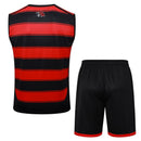 CR Flamengo Heim-Trainingsset 2025 2026 ärmelloses Tanktop und Shorts rot schwarz 1.1 Premium Qualität Shop des Spielers Mengão Regata, Flamengo Trainingsset 2025, Flamengo Tanktop heim, CRF Regata 25/26, Brasilianisches Fußballset, Flamengo Shorts schwarz, 1.1 Qualität Flamengo, Rio de Janeiro Fußballmode, Fußball Sommer Set ärmellos, Mengão Fanshop.