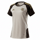 Flamengo, Trainingstrikot, 26/27, Damen, Beige, Flamengo Fanartikel, CRF Trikot, Fußball Fanwear, Flamengo Lifestyle, Shop des Spielers, Casual Sportswear, Brasilien Fußball, Damen Sport Trikot