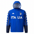 Italien, Italien Fußball, Retro Jacke, Blau, Herren, Kapuzenjacke, Vintage, Azzurri, Fußball Fanartikel, Retro Mode, Italien Fanwear, Shop des Spielers, Sportswear