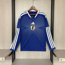 Shop des Spielers, Japan Trikot 26/27, Japan Heimtrikot Langarm, Samurai Blue Trikot, Japan Fußballtrikot, Japan Fan-Version, Langarm Trikot Japan, Japan Herren Trikot, Fußballtrikot Japan blau, Japan Nationalmannschaft Trikot, Fußball-Shop, Japan Fan-Artikel.