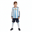 Argentinien Langarm Heimtrikot Set für Kinder 2026 2027 himmelblau weiß 3 Sterne Trikot und Shorts 1.1 Premium Qualität Shop des Spielers Argentina Kids Long Sleeve Kit, Argentinien Kinder Trikot Langarm, Argentinien Set 2026, Argentina Kids Kit, Fußballtrikot Kinder Set, 1.1 Qualität Kinder, AFA Trikot 3 Sterne, Argentinien Fanshop Kinder, Fußball Geschenk Jungen Langarm, Messi Trikot Kinder.