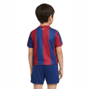 Kinder - Set Barcelona Heimtrikot 09/10 Blau und Granat (Retro) - SHOP DES SPIELERS