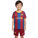 Kinder - Set Barcelona Heimtrikot 10/11 Blau und Granat (Retro) - SHOP DES SPIELERS