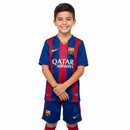 Kinder - Set Barcelona Heimtrikot 14/15 Blau und Granat (Retro) - SHOP DES SPIELERS
