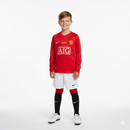 Manchester United, Man Utd, Red Devils, Kinder-Set, 07/08, Langarm, Heimtrikot, Retro, Trikot, Shorts, Fußball, Vintage, Old Trafford, Fanartikel, Shop des Spielers, Exklusiv