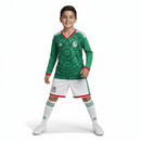 Mexiko Heimtrikot Set für Kinder 2026 2027 grün Trikot und Shorts 1.1 Premium Qualität Shop des Spielers Mexico Kids Kit El Tri, Mexiko Kinder Trikot, Mexiko Set 2026, Mexico Kids Kit, Fußballtrikot Kinder Set, 1.1 Qualität Kinder, FMF Trikot grün, Mexiko Fanshop Kinder, Fußball Geschenk Jungen, El Tri Junior Set.