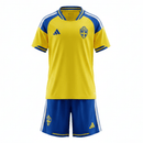 Schweden Kinder-Set 2026 2027 gelb blau Trikot und Shorts 1.1 Premium Qualität Shop des Spielers Schweden Nationalmannschaft Kids Kit Heimtrikot Blågult, Schweden Kinder-Set, Schweden Trikot Kinder 2026, Kids Kit Schweden, Isak Trikot Kinder, Schweden Shorts blau, Kinder Fußballset gelb, 1.1 Qualität Fußballtrikot, Schweden Nationalteam Nachwuchs, SvFF Kids Wear.