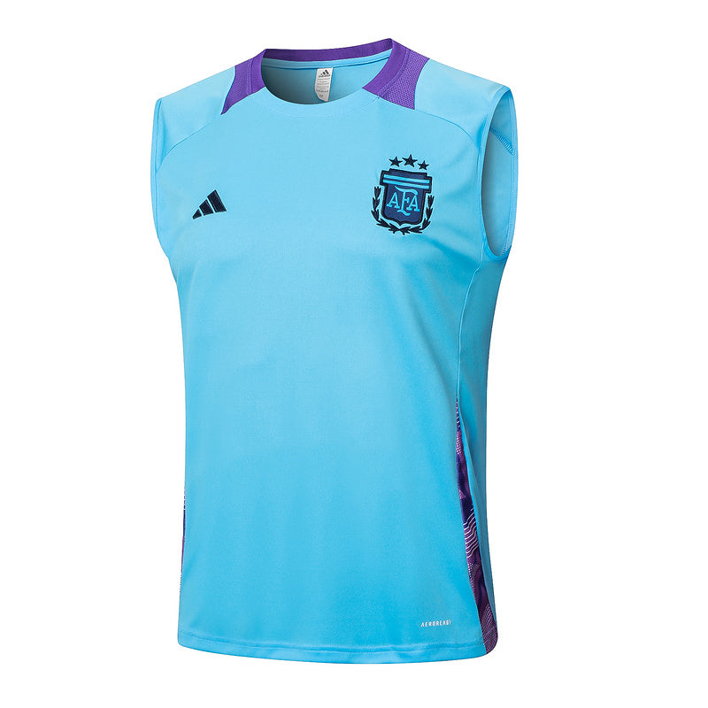Argentinien Trainingsset 24/25 Ärmelloses Shirt und Shorts