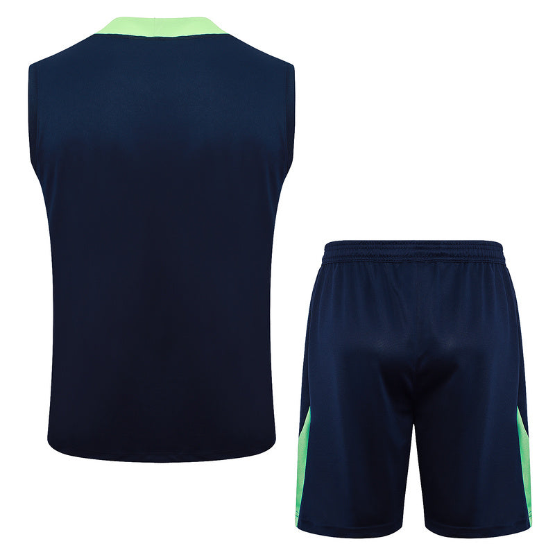 Brasilien Trainingsset 24/25 Ärmelloses Shirt und Shorts