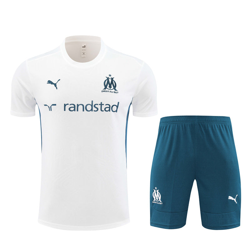 Olympique de Marseille Trainingsset 24/25 Trikot und Shorts