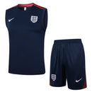 England Trainingsset 24/25 Ärmelloses Shirt und Shorts