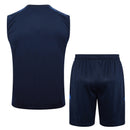 Italien Trainingsset 24/25 Ärmelloses Shirt und Shorts