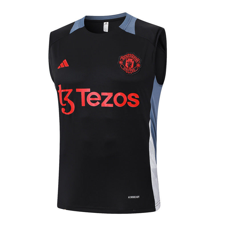 Manchester United Trainingsset 24/25 Ärmelloses Shirt und Shorts